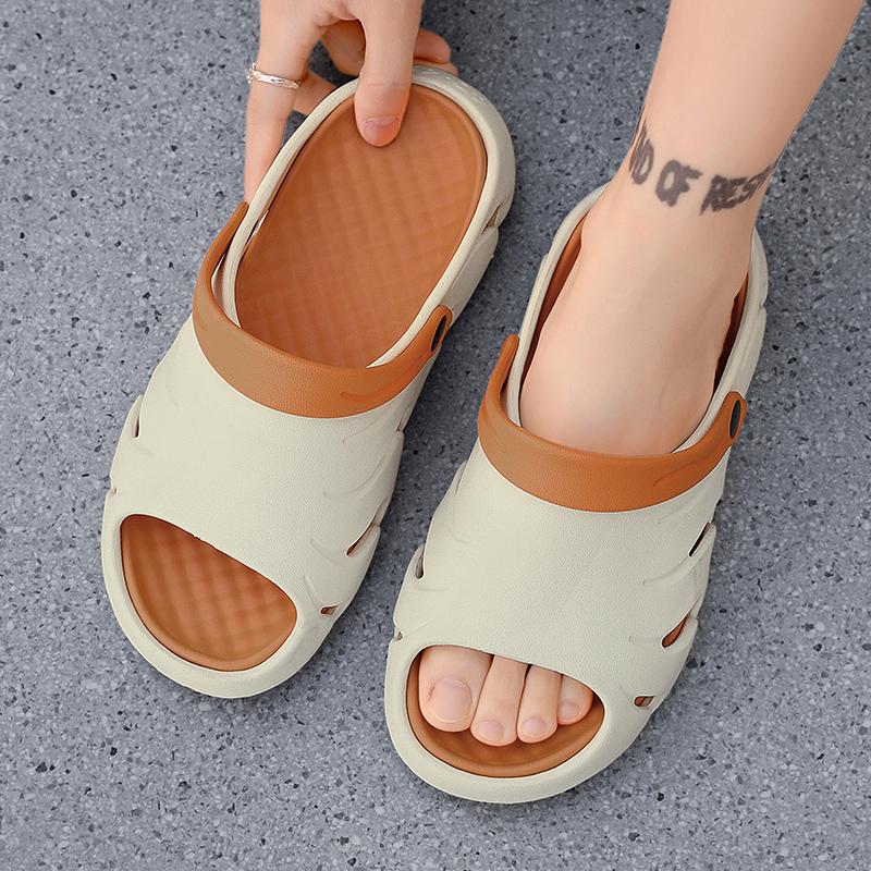 Slippers for Men Men's Sandals Shoes for Men Non-Slip Shoes Wear-resistant Beach Soft and Comfortable Bathroom Slippers New