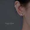 Charm 925 Silver Minimalist Hoop Earrings For Women Unisex Party Jewelry Gift Trendy
