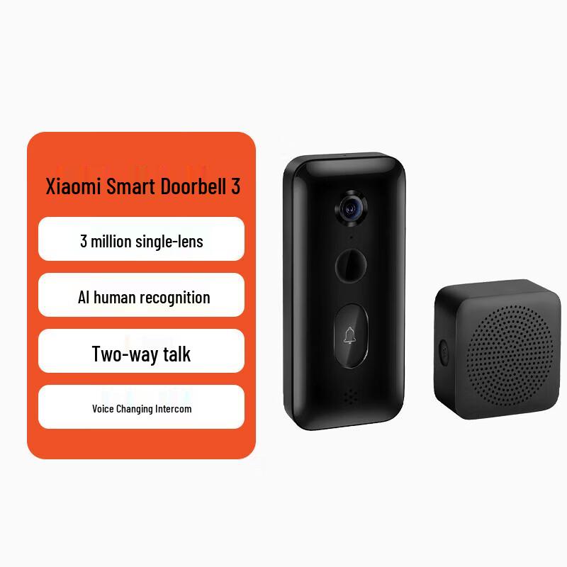 

Xiaomi Smart Doorbell 3 with 2K HD & 180° Wide View