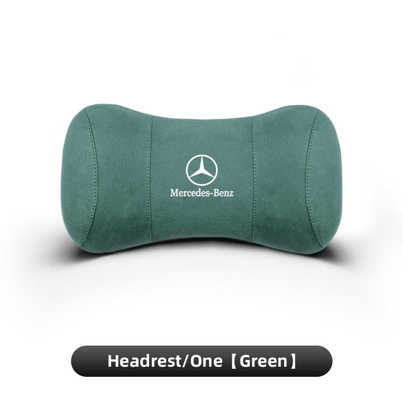 Poduszka Ochronna na Szyję Samochodową Zagłówek Bawełna z Pamięcią Podparcie Lędźwiowe Do Mercedes Benz AMG W177 W176 X166 X167 C257 C218 X2
