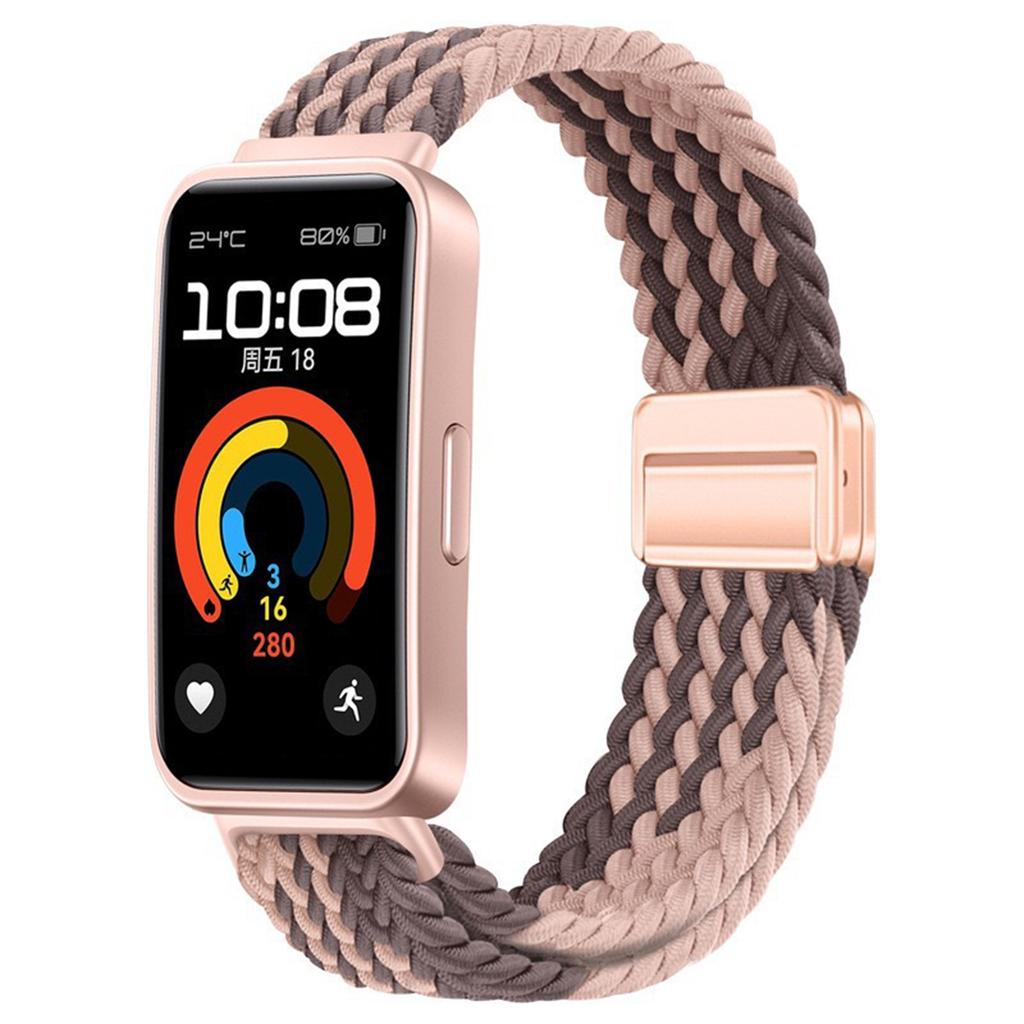 Nylon Strap For Huawei Band 10 9 8 Braided Comfortable Magnetic Buckle Adjustable Watchband Huanwei Band 10/9/8 Accessories Belt