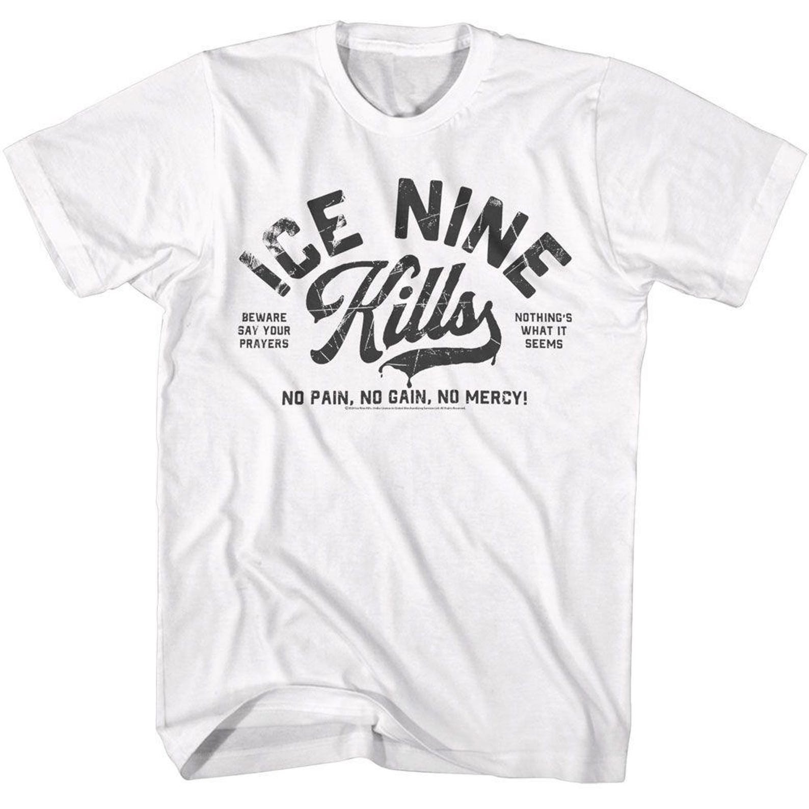 Ice Nine Kills No Pain No Gain White T-Shirt M