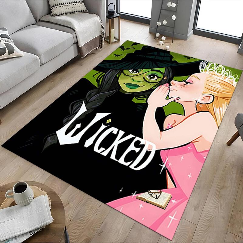 1PC Magic Witch Extra Large Non-Slip Floor carpet, Office, family, bedroom, Studio - Large Area Rug Indoor Rugs, Vibrant Colors-A286