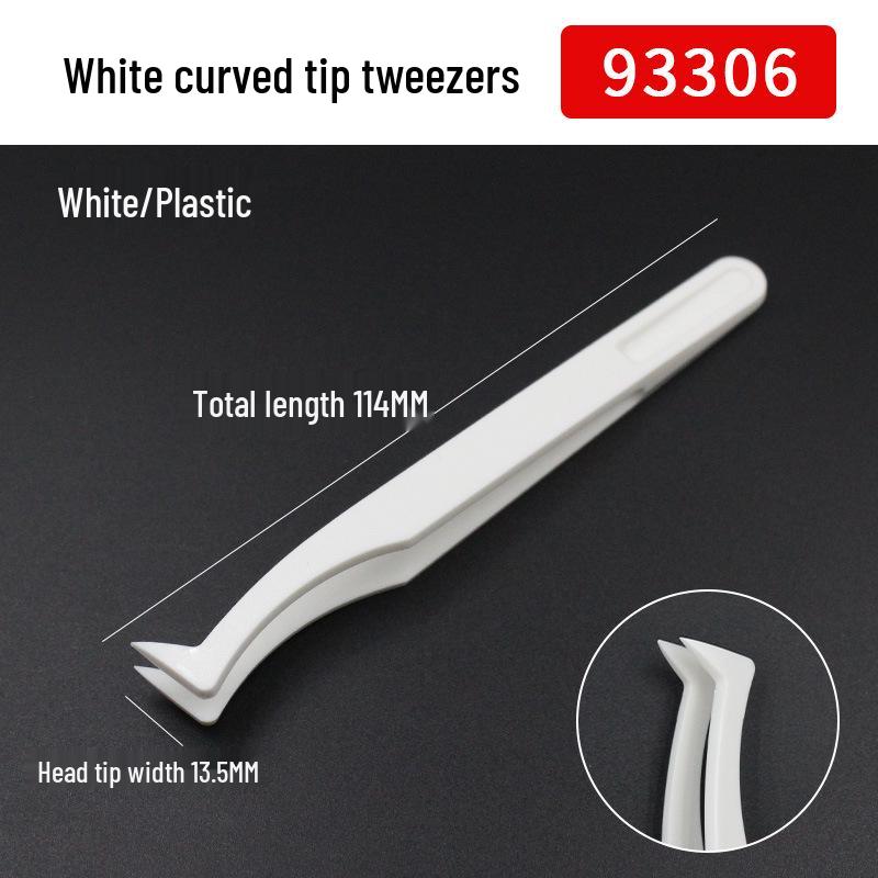 Insulated Anti-static Black Nylon Tweezers for Electronics Repair