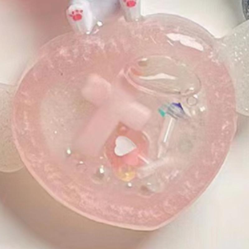 Heart Cup Resin Keychain Molds Jewelry Pendant Epoxy Resin Casting Molds Small Quicksand Mold for DIY Making Keychain