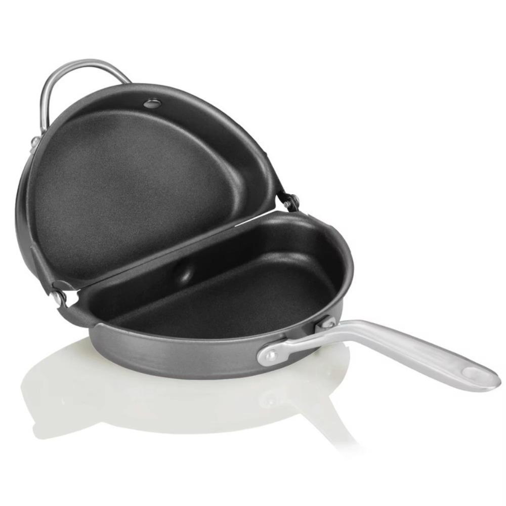 

Non-stick Camping Frying Pan Fast Heat Omelette Pan Creative Cooking Pot Breakfast Foldable pan