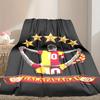 1pc Galatasaray SK Blanket, Home Printed Throw Blanket - Soft Blanket Gift for Family, Washable Sofa Bed Blanket