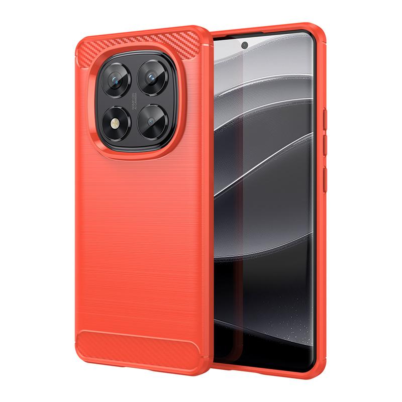 Silicone Anti-fall Brushed Shell For Xiaomi Redmi Note 14 Pro 4G 5G Note14Pro Plus Case Carbon Fiber Protect Cover for Redmi 14C
