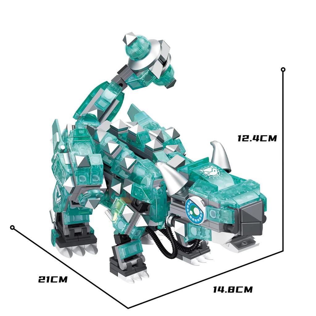 Dinosaur Building Blocks Mecha Dinosaur 15cm Jurassic Building Action Christmas Gift Toy, Series, Approx. Tall, Dinosaur, Blocks, Figure, Boys, Girls,