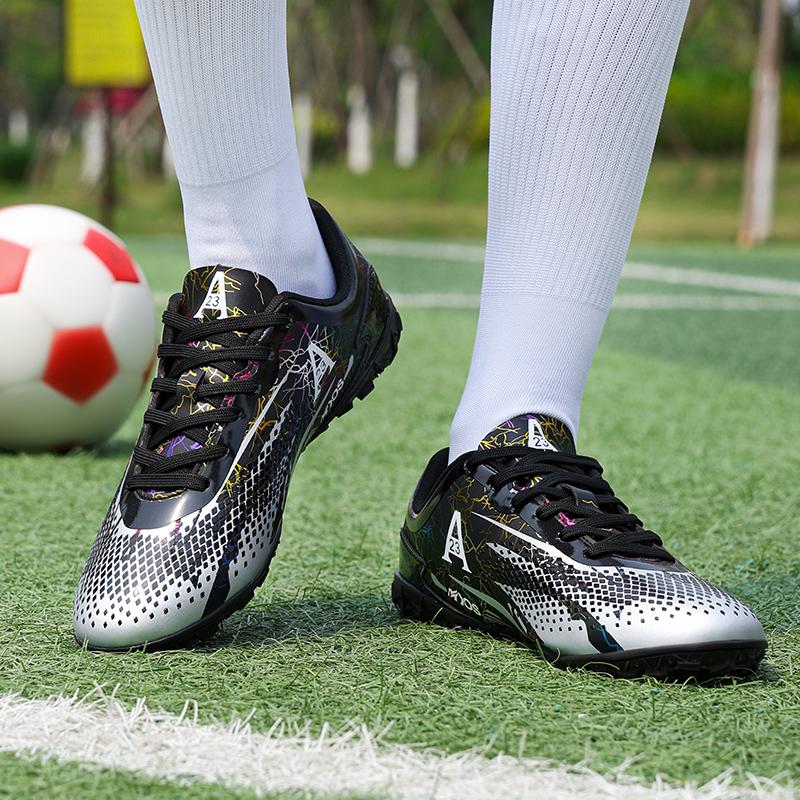 Мужские футбольные бутсы подростковые дышащие футбольные бутсы профессиональная игровая — фото 7