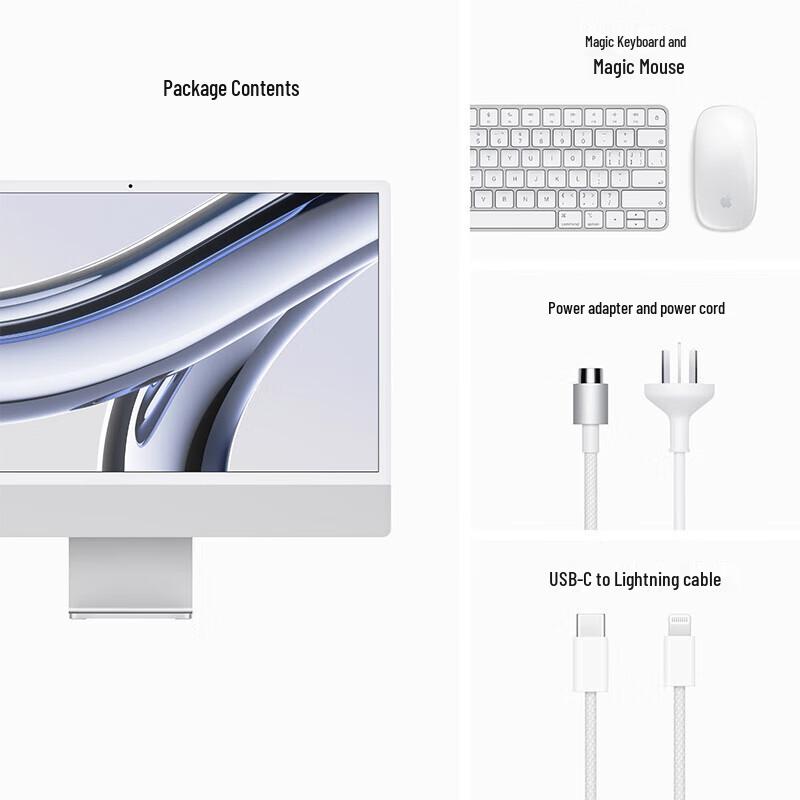 Apple 24-inch iMac M3 All-in-One Desktop (CN version)
