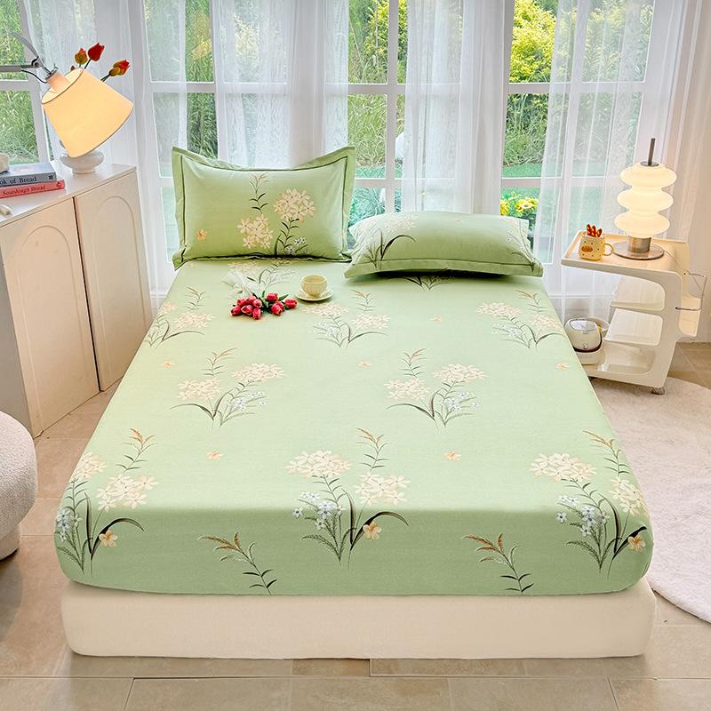 Ecological Cotton Polished Mattress Single Piece Thickened Pure Cotton Household Quilt Single Pillowcase 3Pcs Set Dormitory Mattress Cover Mattress 120 * 200 mattress