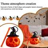 Pumpkin Lantern Decorative Lanterns Skeleton Pumpkin Decor Spooky Lights Photo Props Halloween Decorations For Indoor Garden