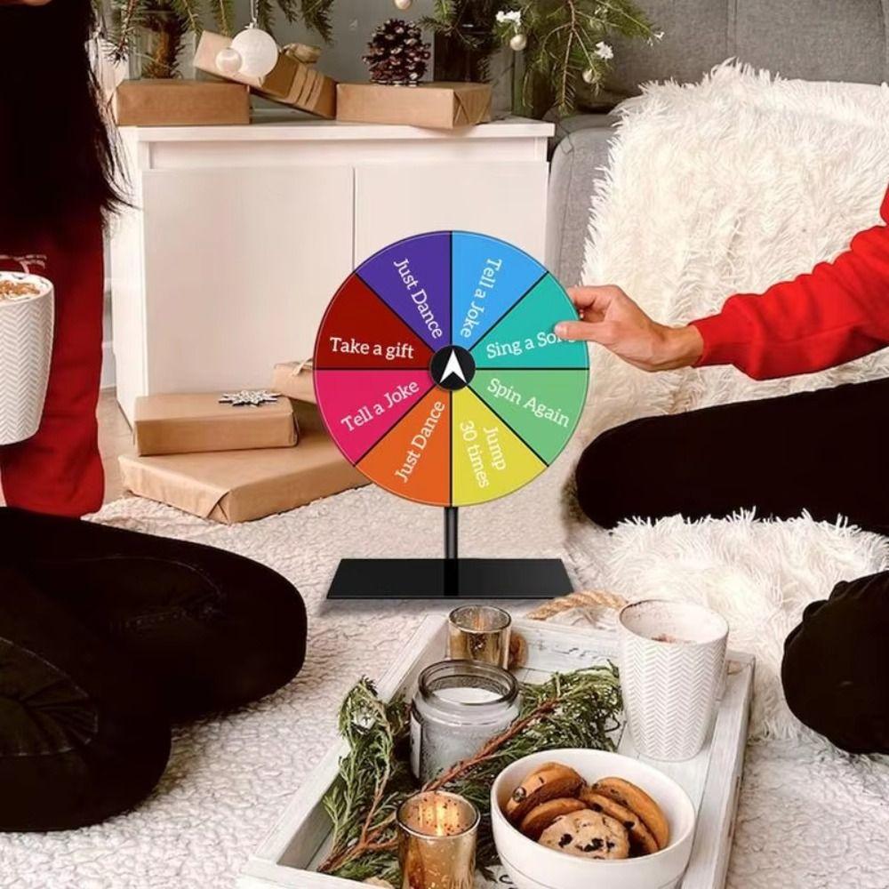

Plastic Dry Erase Spin Wheel Round Color Roulette Wheel New Prize Wheel