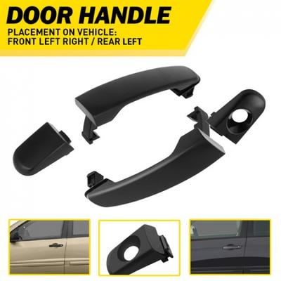 Exterior Door 2005-2009 Set Handle Fit Chevy Rear + Equinox Left Front Side PAIR