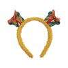 Christmas Cute Santa & Reindeer Plush Headband for Women - Autumn/Winter Mori Style Hair Accessory