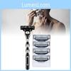 Premium German Three Blade Manual Shaving Razor With Smooth Shaving Experience For Men