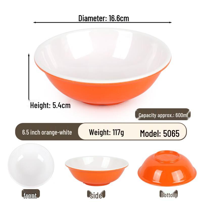 6.5-inch Chinese Style Melamine Bowl