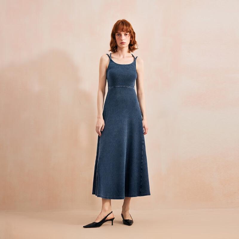 

VEROMODA Washed Retro High-Waist A-Line Sling Dress L