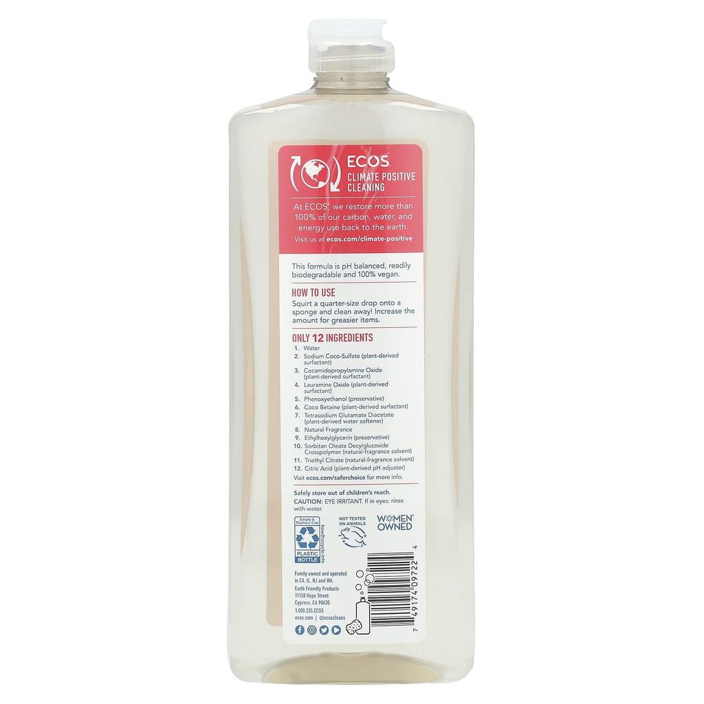 Vegetable Dish Soap, Grapefruit, 739Ml(25Fl Oz)