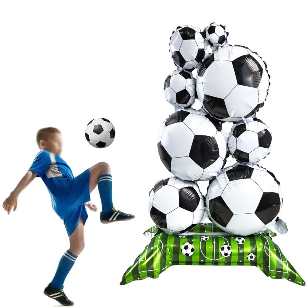 Standing Soccer Foil Balloon Kids Football Theme Birthday Party Baby Shower Decor Football Club Decor Supplies Boys Gifts