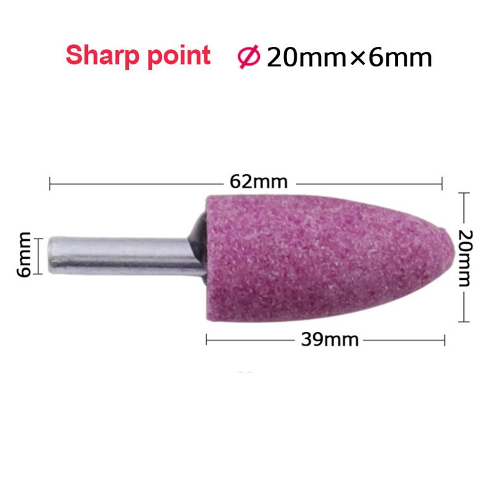 Schleifkopf Schleifwerkzeuge Schleifscheibe 6mm Schaft Korund