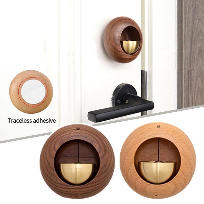 Delicate Wind Chimes Wooden Landscape Bell Wireless Entrance Door Bell Alert Bell Door Hanging Decoration Home Ring Bell