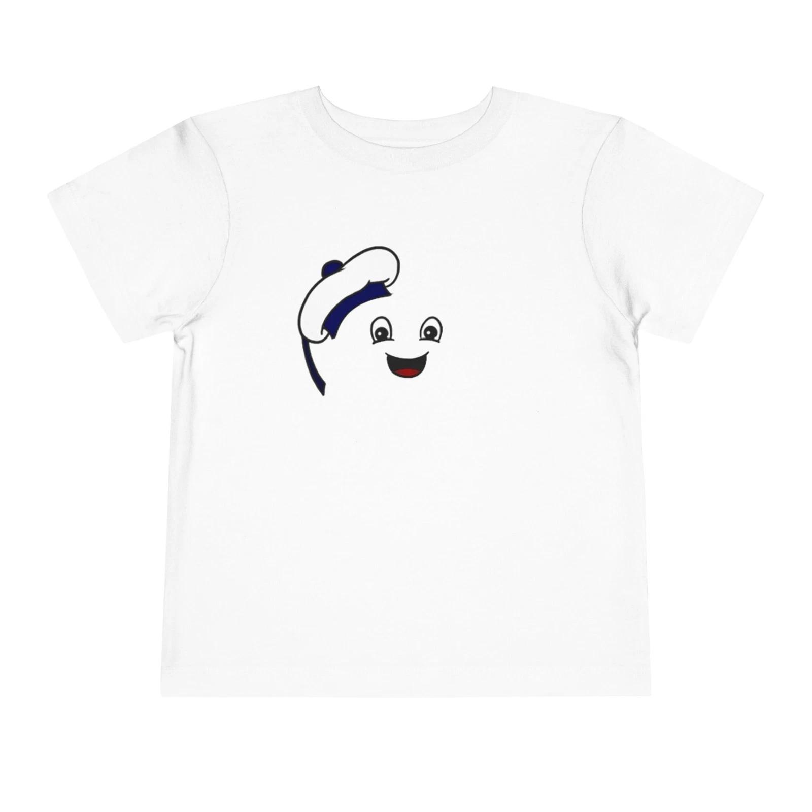 Stay Puft Face *TODDLER* Ghostbusters T-shirt, Cute Marshmallow Man Kids Tee M