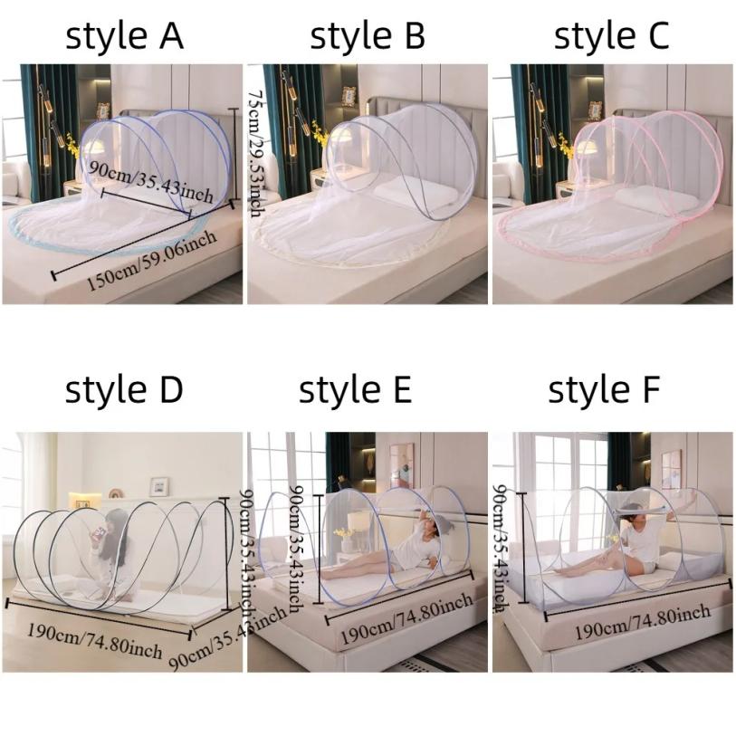 Screen Tent Anti Mosquito Travel Mosquito Net Adjustable Single Folding Mosquito Net Portable Mosquito Net Bed Dormitory2026new