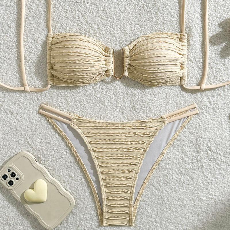 Bikini Sexy Estivi 2025 Costumi da Bagno da Donna Costume da Bagno Femminile Per Costumi da Bagno Costumi da Bagno Set Bikini Brasiliano Abbigliamento da Spiaggia Bagnante per Piscina