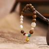 Exquisite Agarwood, Pearl, Hetian Jade, & Turquoise Design Bracelet for Women