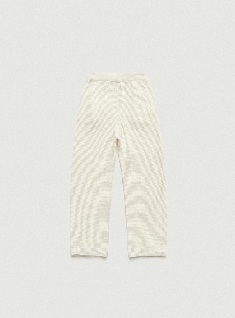 Deobanes Bella Waffle Knit Drawstring Pants_Ivory