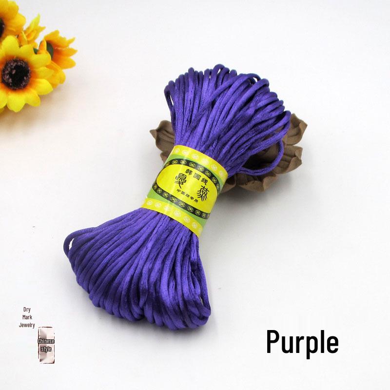 Jade Thread No. 5 DIY Woven Jewelry Cord for Chinese Knot Making