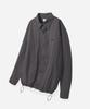 YALE Nylon Sporty Coach Shirt Charcoal