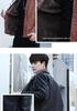 Men's Thick Leather Jacket with Fleece Lining - Lambswool, PU Leather, Lapel Collar, Warm Casual Coat for Spring & Autumn.