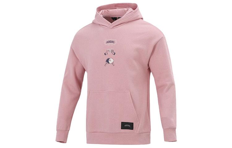 Adidas Sweatshirts Men s Pink Hooded Moderate Other HE7467 L
