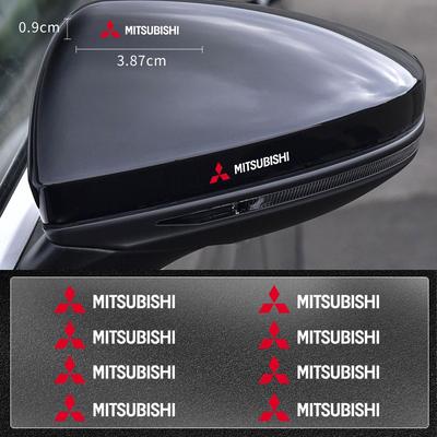 Car Interior Random Stickers Car Goods Car Steering Wheel Decal For Outlander Lancer 10 9 ASX RALLIART Eclipse L200 Pajero