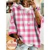 Sudadera con capucha de talla grande para mujer, sudadera con capucha impresa de talla grande para mujer - Moderna y versátil