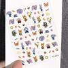 Zootopia 3D Manicure Stickers: Cute Mr. Fox & Officer Judy Hopps