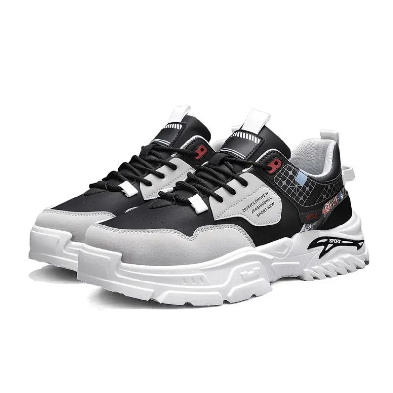 Herren Trendy Klobige Sneaker Lässige Atmungsaktive Rutschfeste Plateau-Schuhe