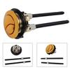 Dual Flush Mechanical Top Flush Valve Push Button Stainless Steel