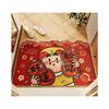 Cute Cartoon God Of Wealth Entrance Door Floor Mat, Non-Slip And Easy To Take Care Of At The Entrance, Silk Ring Foot Pad, Household Dust Removal