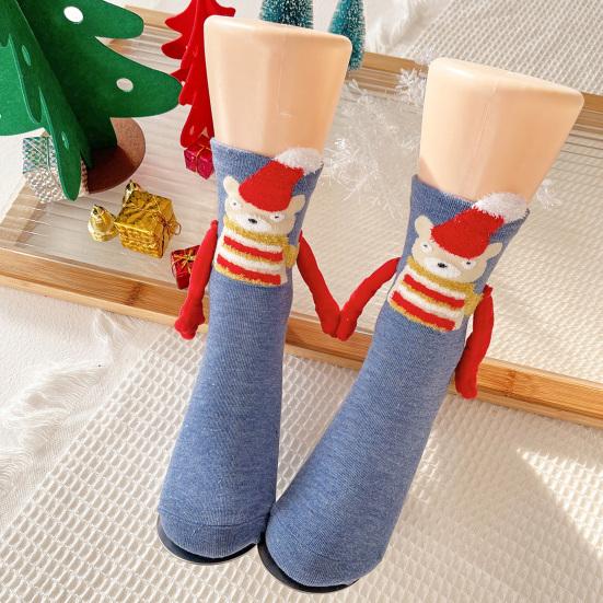 Magnetic Holding Hands Socks Novelty Funny Christmas Holding Hands Socks Xmas Stocking Stuffer Gag