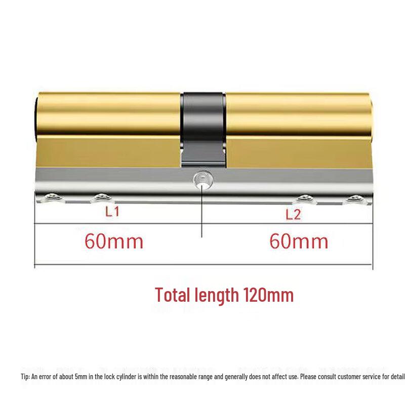 Rongyu Universal Anti-Theft Copper Door Lock Cylinder