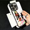 French Bulldog Dog Pug Design Plating Phone Case For Xiaomi Poco X5 X6 X7 X8 Pro Max F8 Ultra F7 M8 M7 M5S Redmi 15C 15 14C 13C