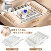 yazi Underwear Storage Expandable Storage Drawer Closet Clothes Storage Large Clothing and Sock Shape for and Small White Compartments 2 Expandable