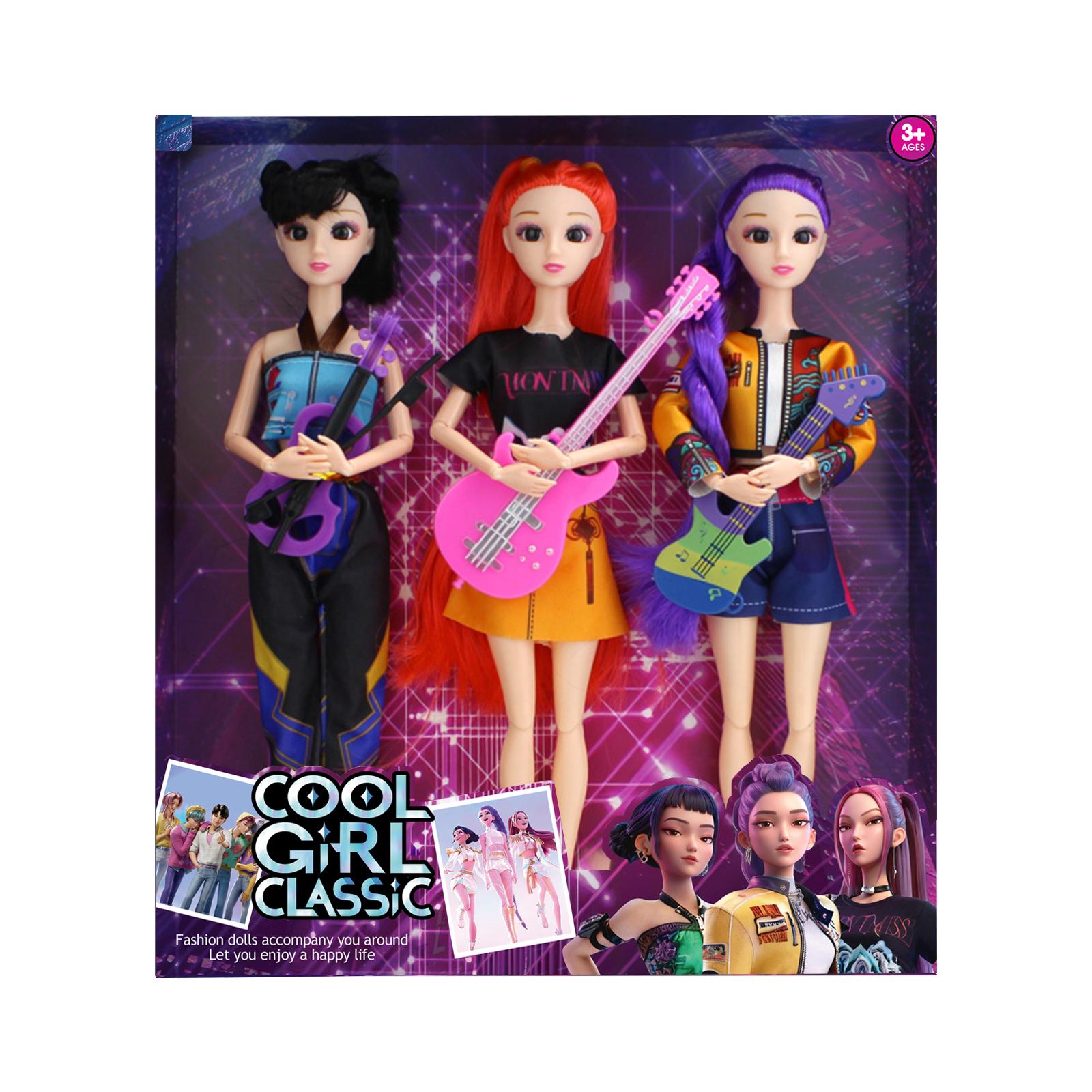 

3pc Articulated Dolls, With Realistic Character Designs, Make A Delightful Surprise Gift For Children And Friends. One Size