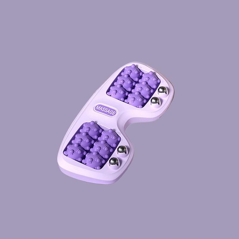

Массажер для ног Ролик для ног Массаж ног Роликовый массажер с магнитными шариками Многоточечный массаж ног Терапия для ног Массажер для растирания ног Трехцветный фиолетовый