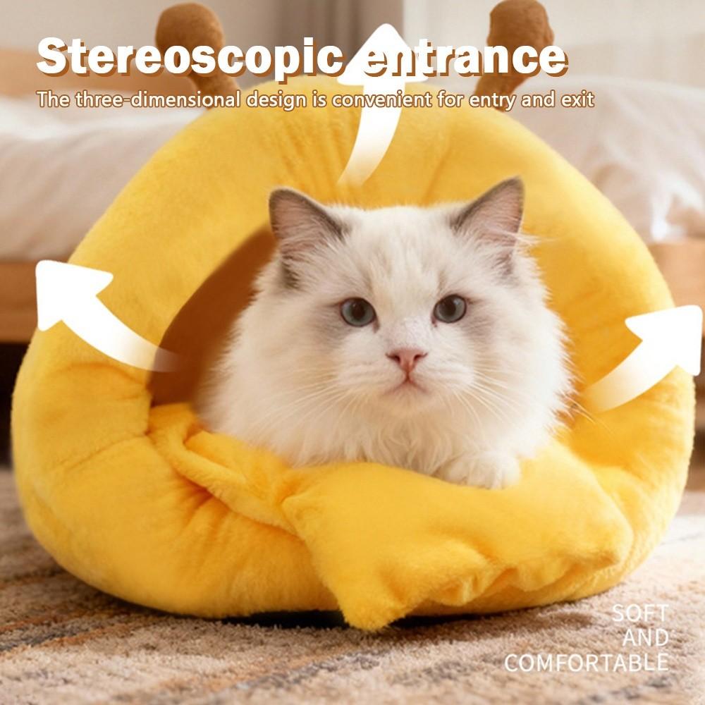 New High Quality Honey Pot Cave Cat Sleeping Bag Cold-proof Soft Honey-filled Cat Bed Wrap-around Comfortable Pet Cat Bed