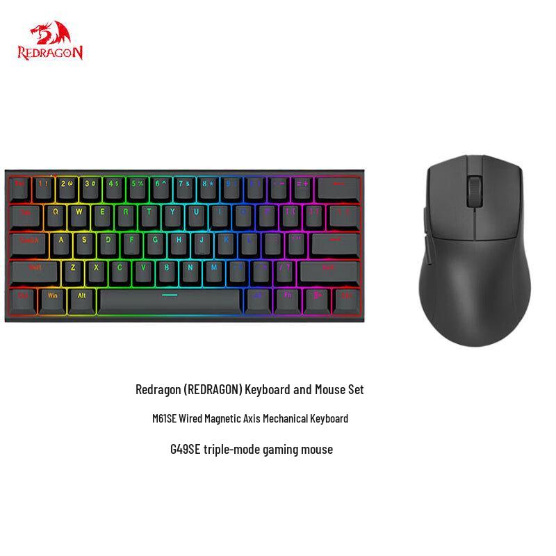 Redragon Magnetic Switch Mechanical Keyboard & G49 SE Gaming Mouse Combo